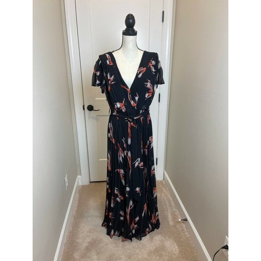 Fame And Partners Jumpsuit Belted 14 New